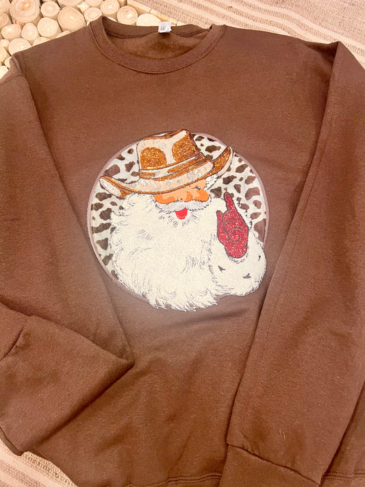 Cowboy Santa Sweatshirt